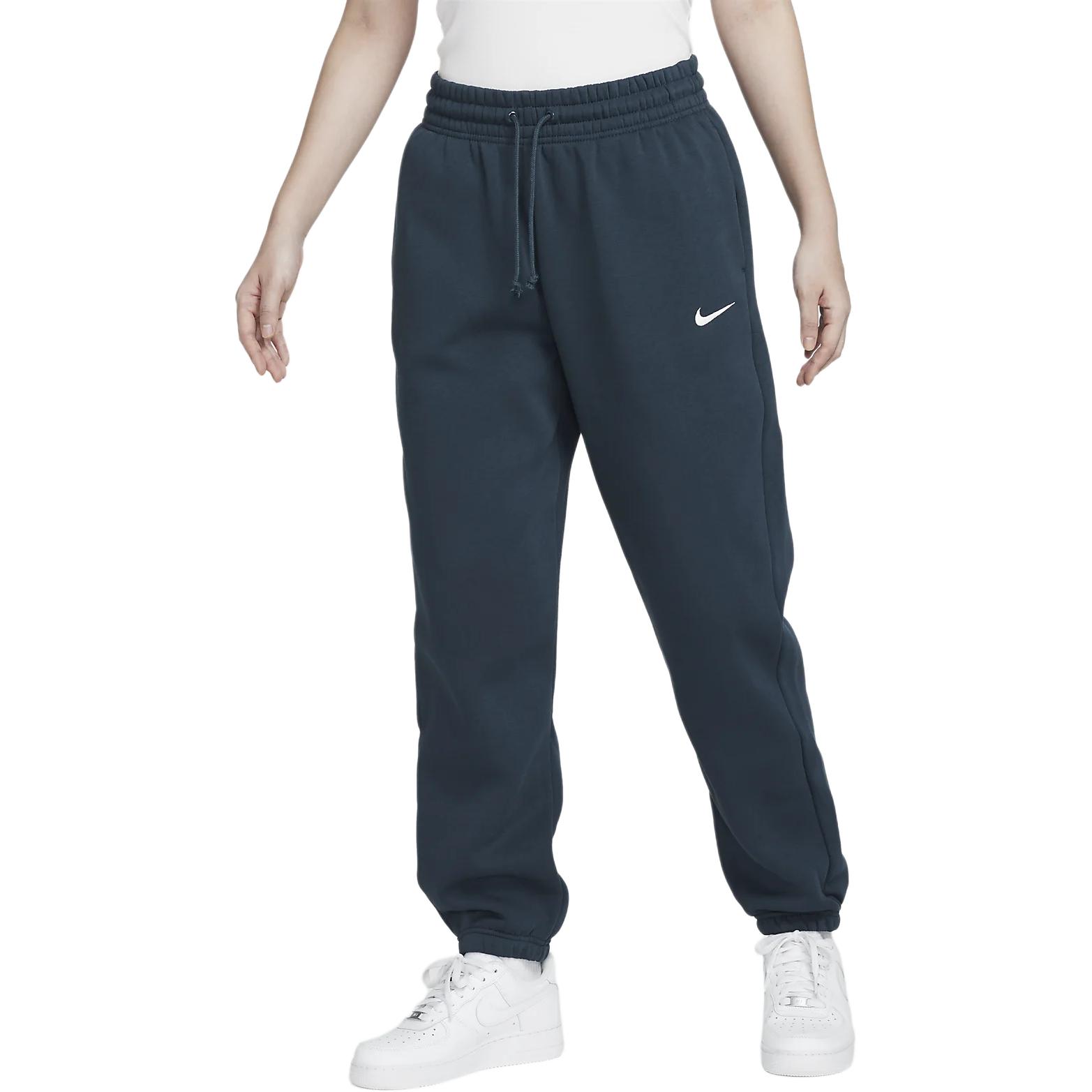 Nike Спортивные брюки Phoenix Fleece вязаные женские Arsenal Dark Sea Blue — фото 3