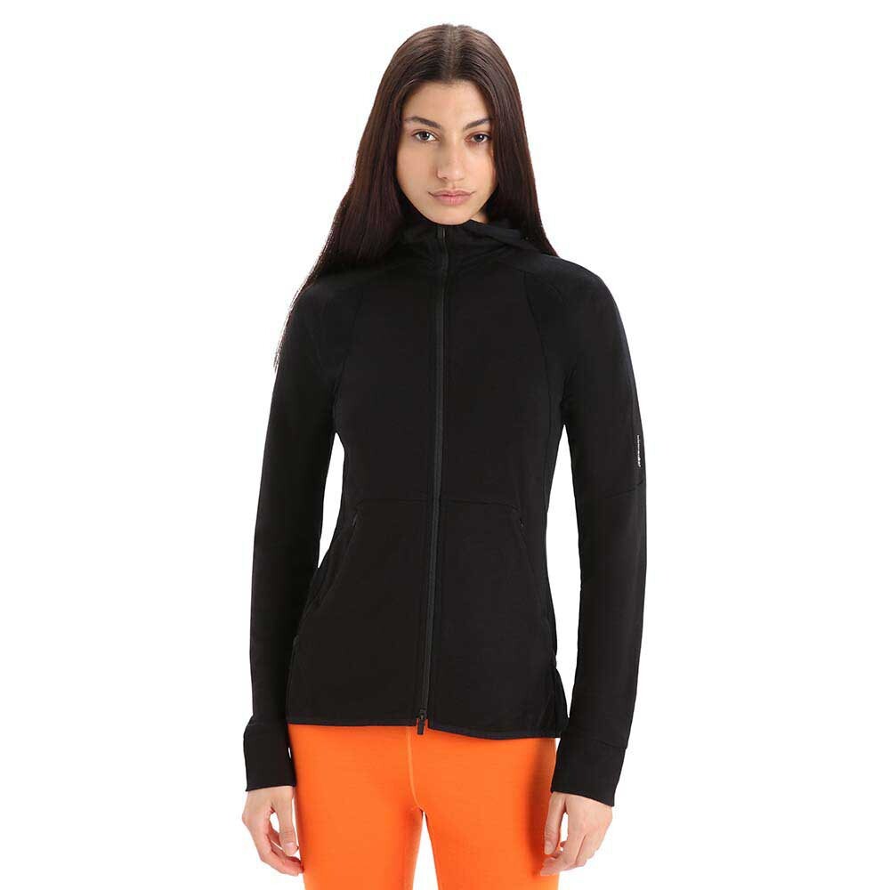 

Худи Icebreaker Zone Knit Zip, черный