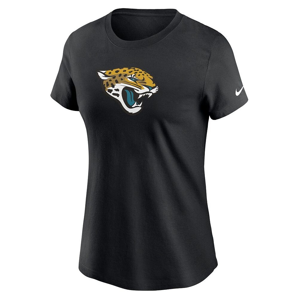 Женская черная футболка с логотипом Nike Jacksonville Jaguars Primary, цвет Jag Black — фото 3