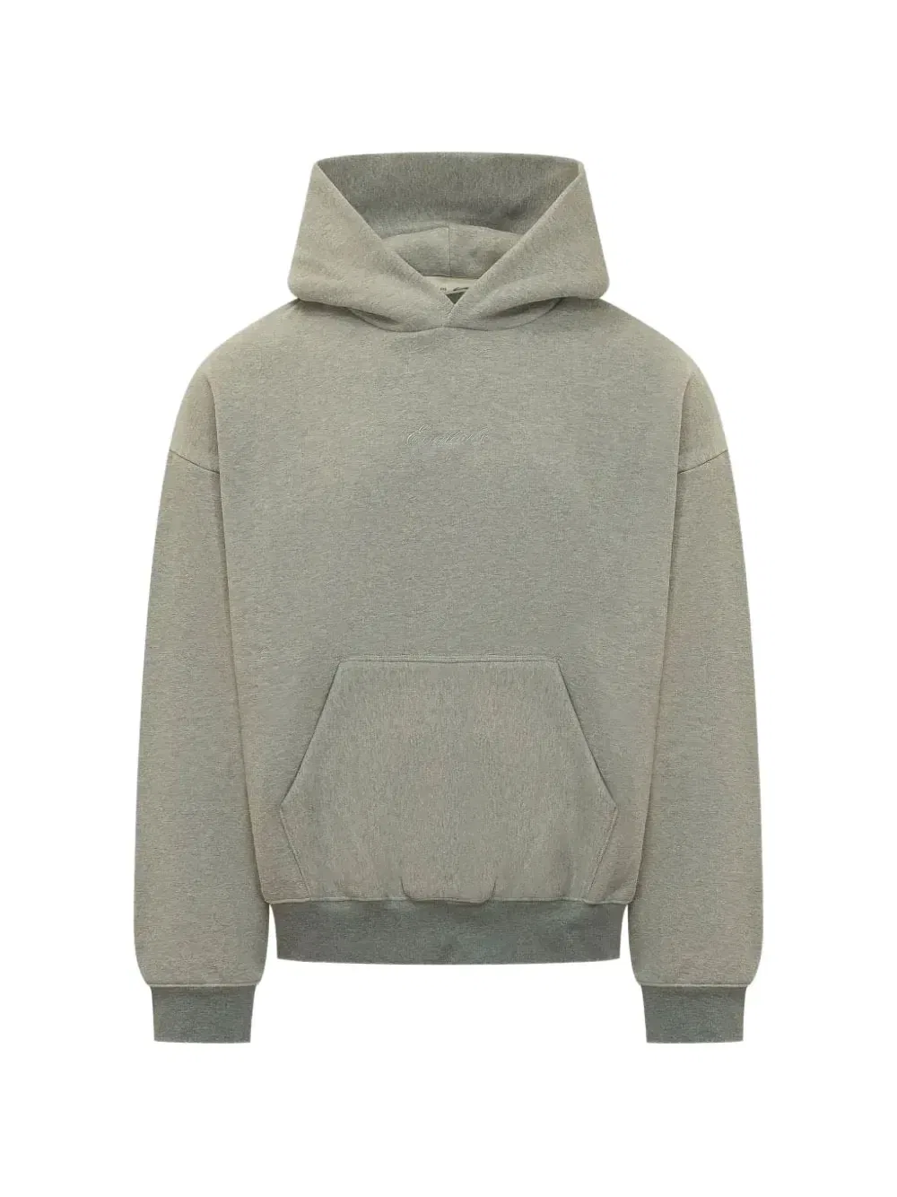 Худи-толстовка Essentials из хлопка с вышитым логотипом Fear Of God, серый