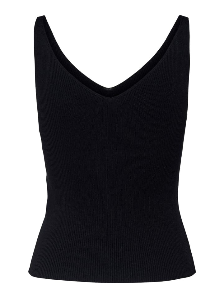 

Топ JACQUELINE de YONG Tank Oberteil JDYNANNA Shirt Pullover V neck Ausschnitt, черный