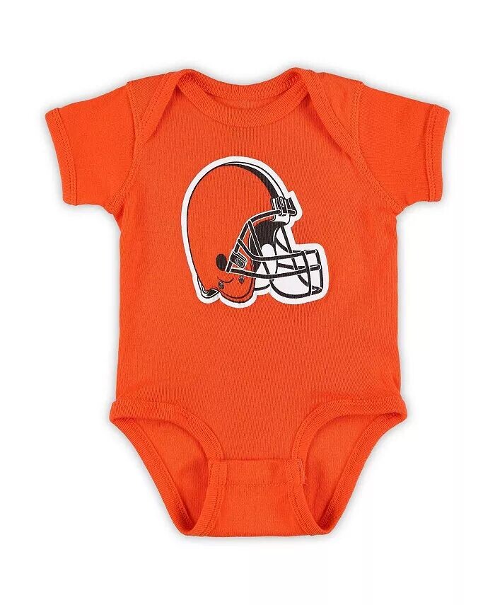 

Боди для новорожденных мальчиков и девочек с логотипом команды Cleveland Browns оранжевого цвета Outerstuff