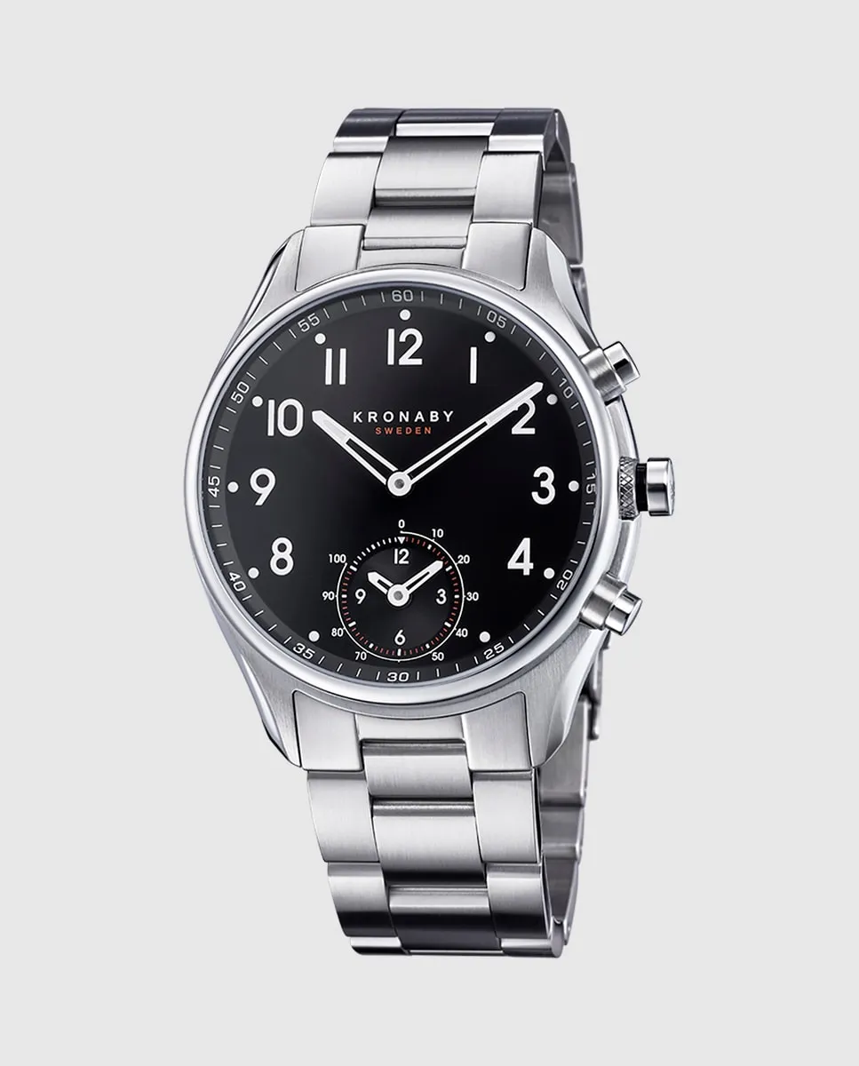

S1426/1 Apex мужские часы в серебристой стали Kronaby, серебряный