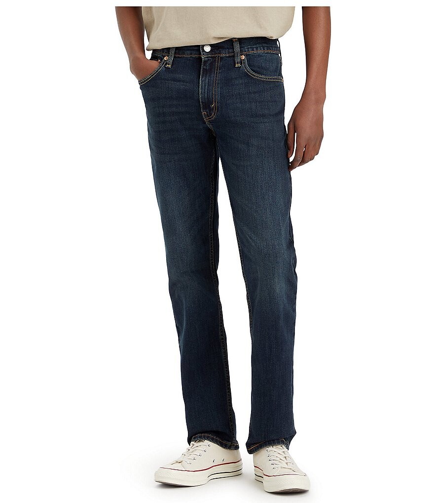 

Джинсы скинни узкого кроя Levi's 511 жесткого кроя, синий