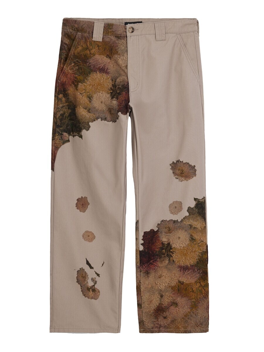 

Тканевые брюки Desigual Loose fit Pants, бежевый
