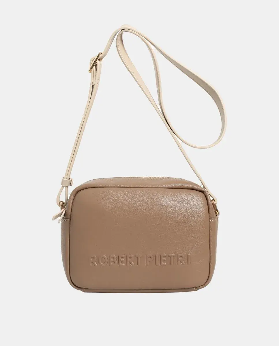 

Маленькая сумка через плечо из искусственной кожи на молнии Robert Pietri, светло-коричневый