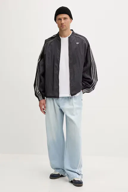Олимпийка спортивная мужская Adidas Originals, черный — фото 2