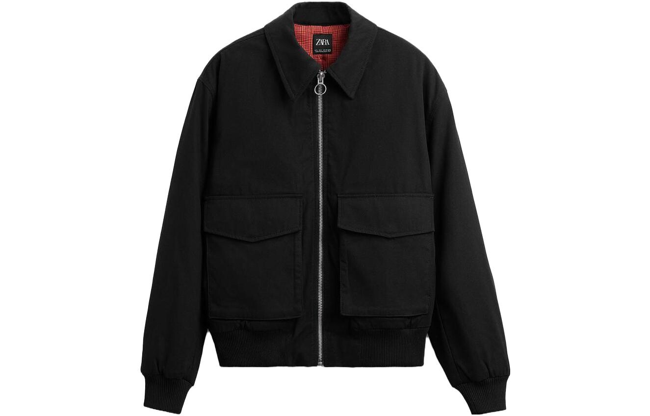 

Куртка мужская черная Zara, черный