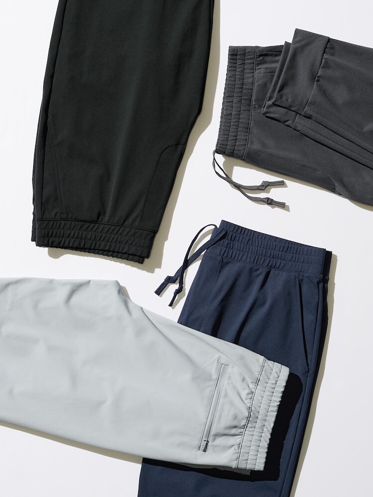 Ультраэластичные спортивные брюки Dry-Ex Uniqlo, цвет 68 синий — фото 2