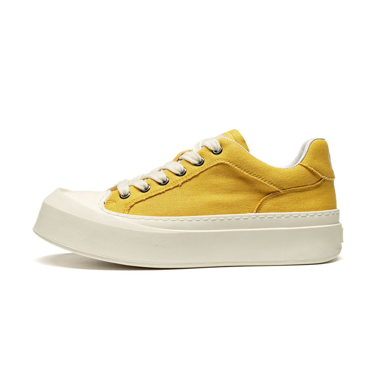 

LEAVELAND Низкие скейтерские кроссовки унисекс желтые, цвет Yellow (Women's)