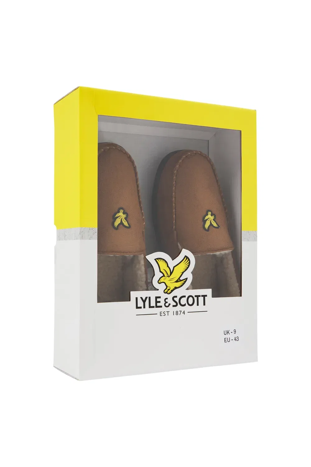 Тапочки Aspen с подкладкой из искусственного меха, Lyle & Scott Debenhams, коричневый — фото 4