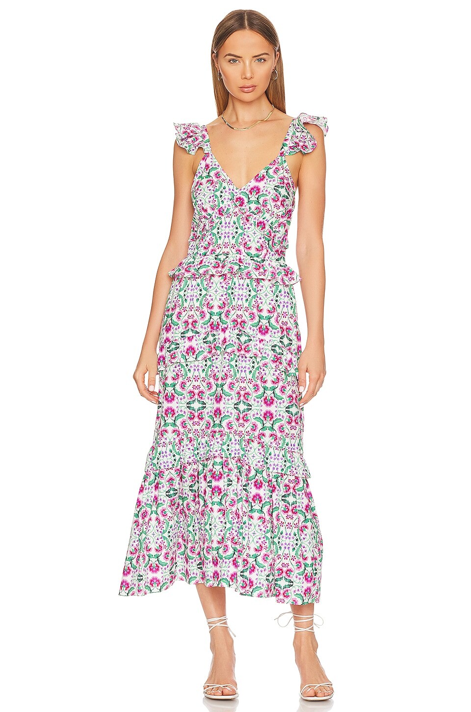 

Платье MISA Los Angeles x REVOLVE Morrison, цвет Spring Fuchsia Mix