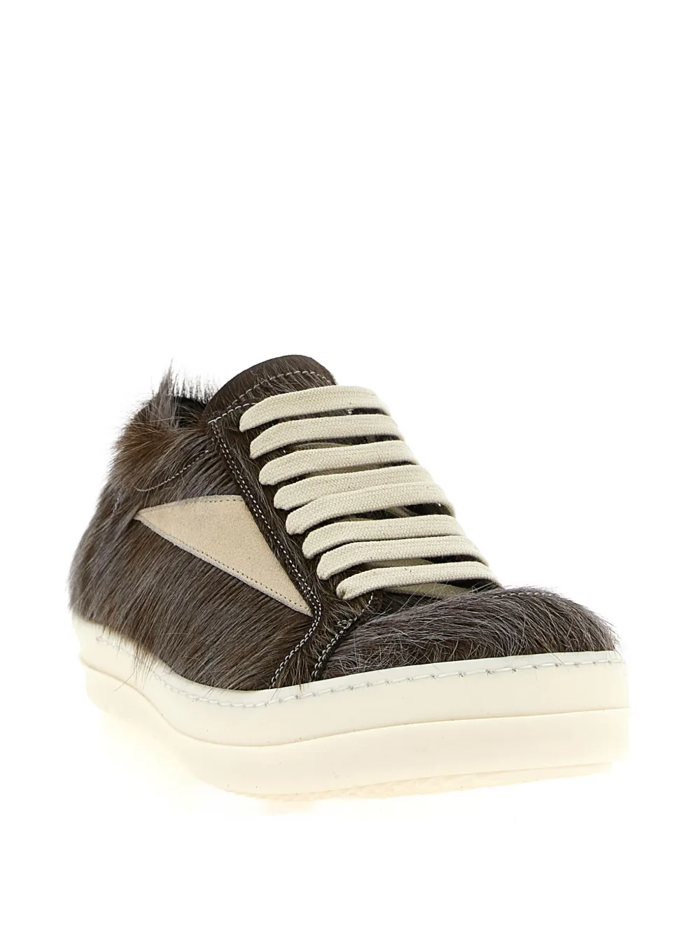Кеды Concordians из ворсистой кожи на шнуровке Rick Owens, коричневый — фото 2