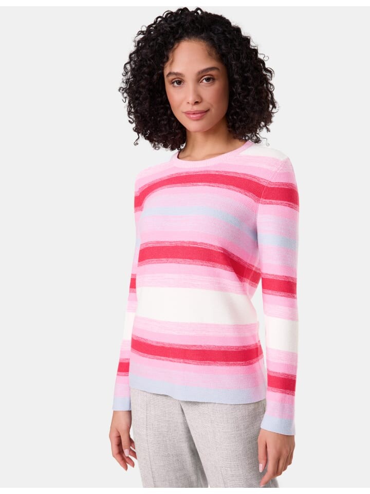 

Пуловер Gerry Weber Pullover Langarm Rundhals, цвет lilac pink degradee