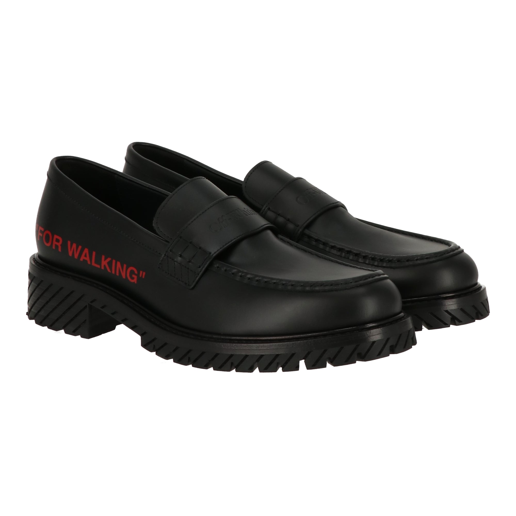 Off White Женские черные лоферы Off-White