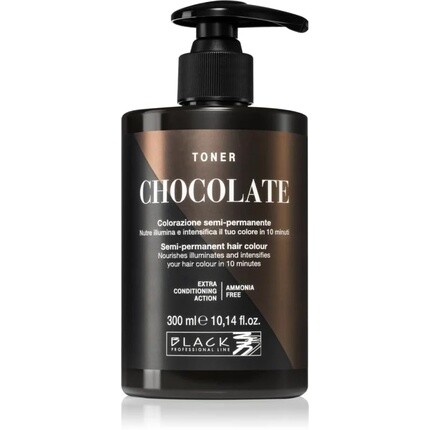 

Полуперманентная краска для волос Black Professional Line Crazy Toner натуральных оттенков шоколада 300 мл