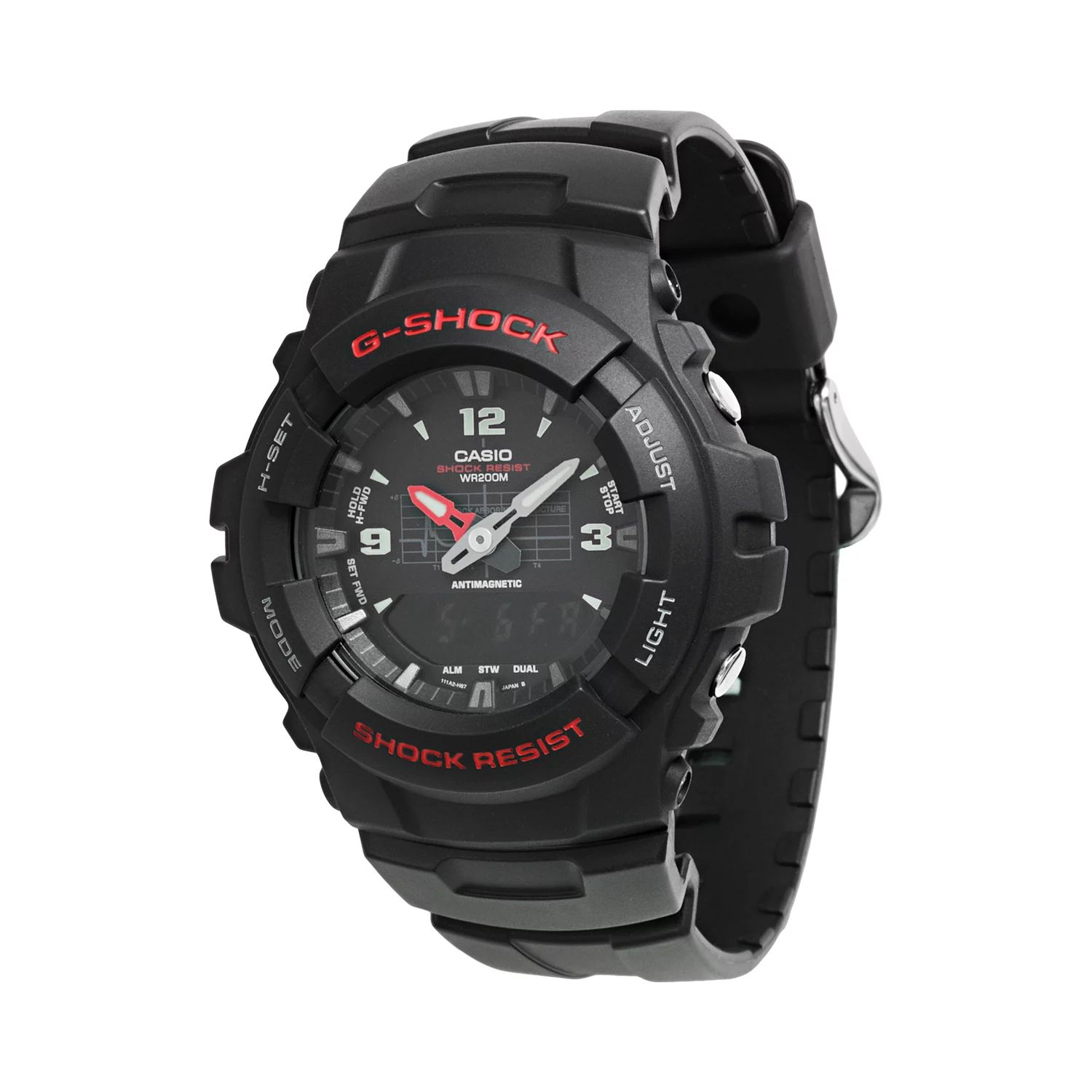 

Мужские аналоговые и цифровые часы Casio G-Shock с хронографом — G100-1BV Relic by Fossil