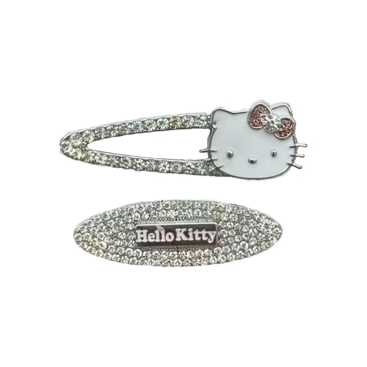 Заколка для волос Sanrio Hello Kitty с кристаллами