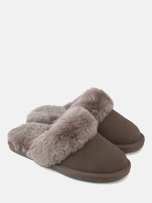 Тапочки из овчины British Boxers, цвет Bracken Truffle