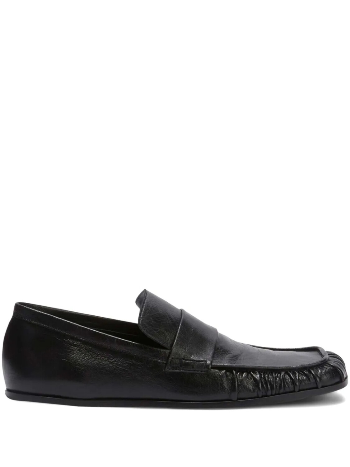 Jil Sander кожаные лоферы, черный