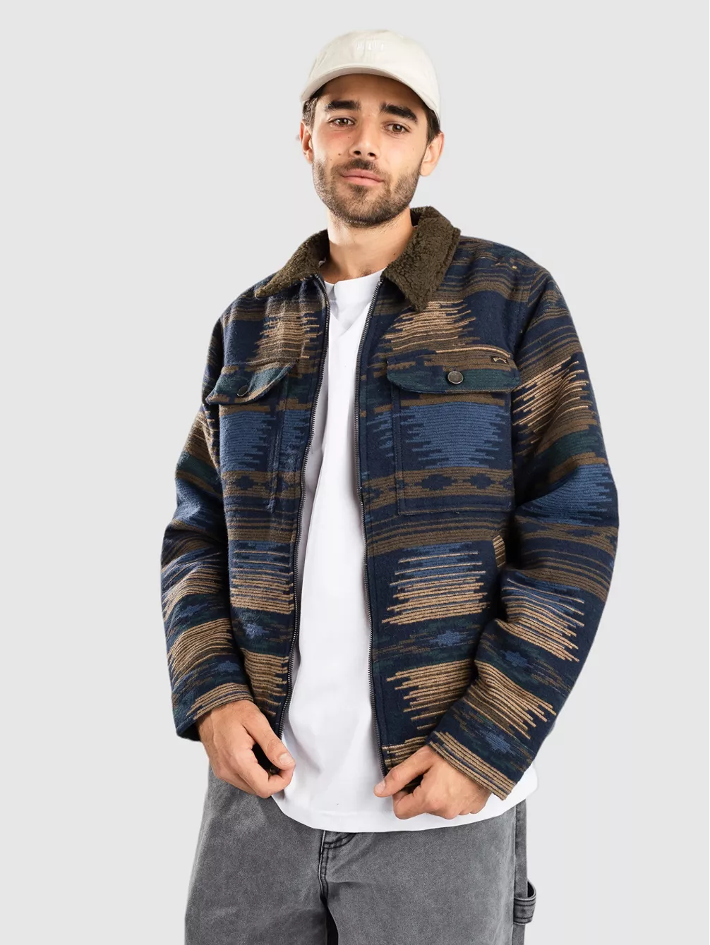 

Куртка Barlow из шерпы Billabong, синий