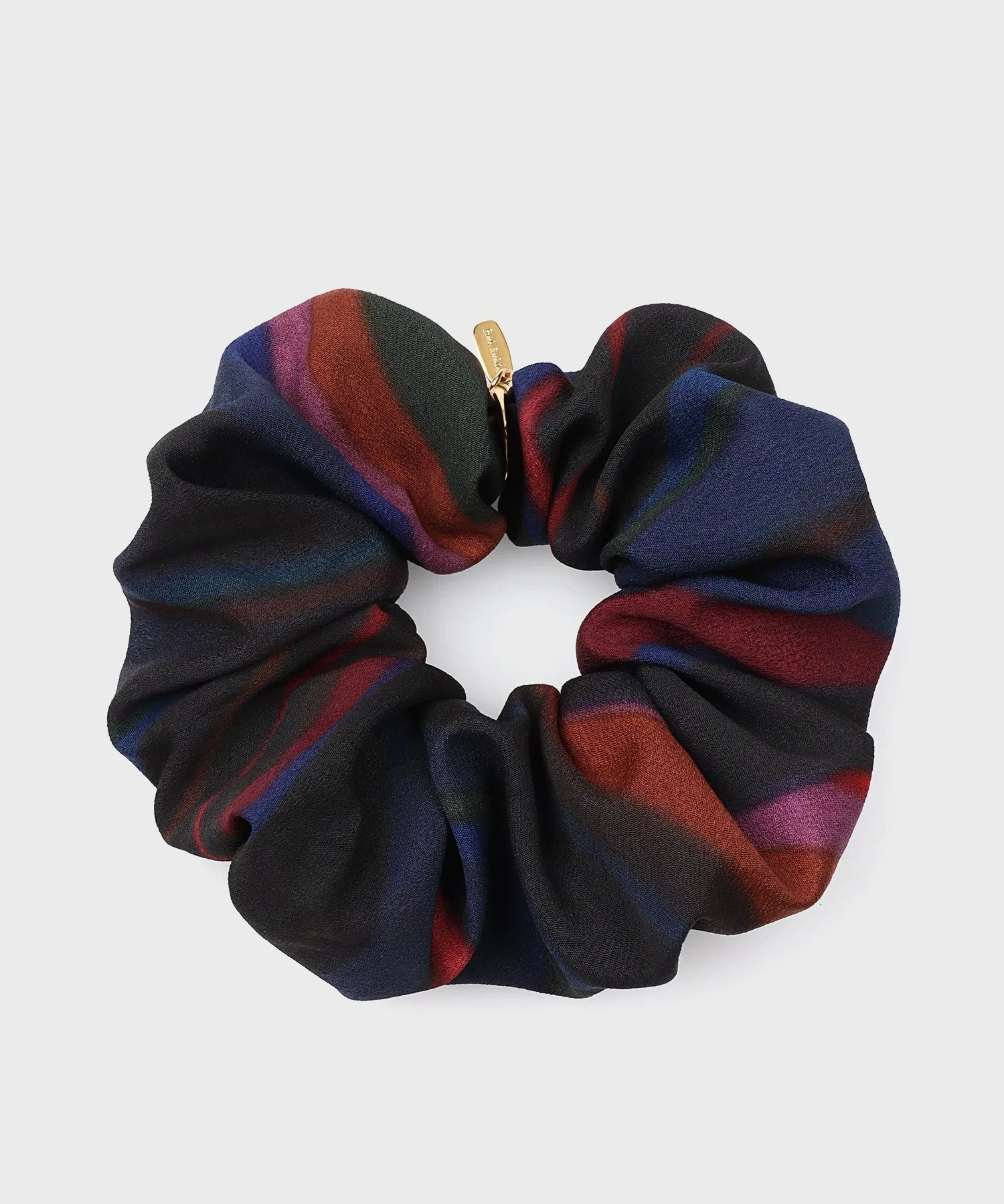 Шелковый шарф-бант Paul Smith Midnight Swirl тёмно-синий