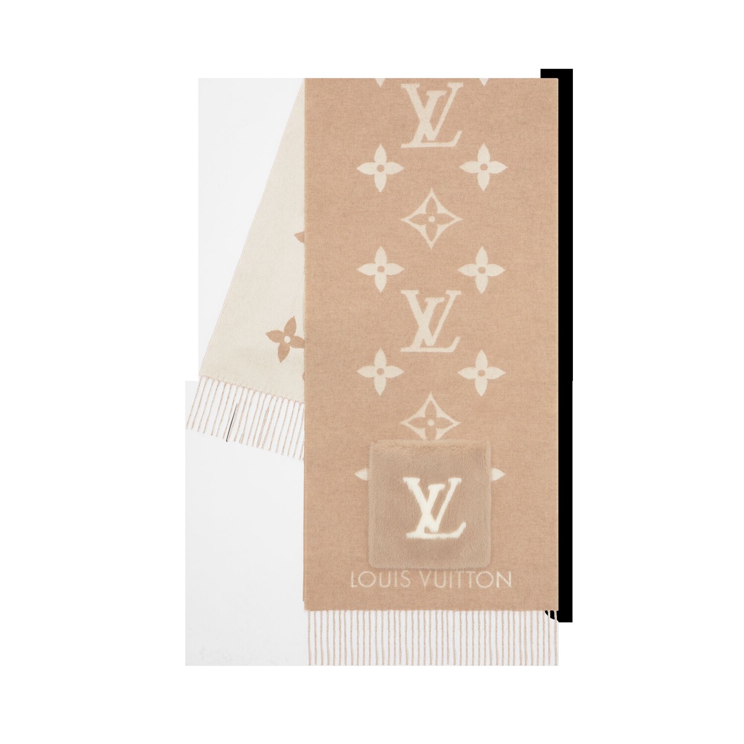 

Шарф «Холодный Рейкьявик» Louis Vuitton, бежевый