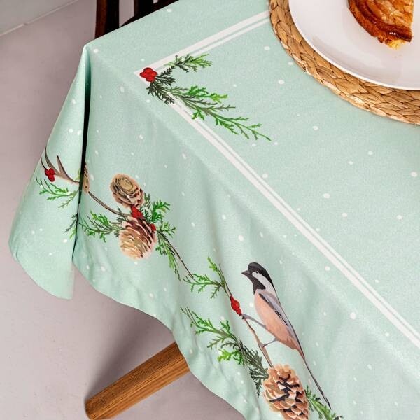 

Скатерть Mr. fox Sparrow, 1x145x150 см, разноцветный