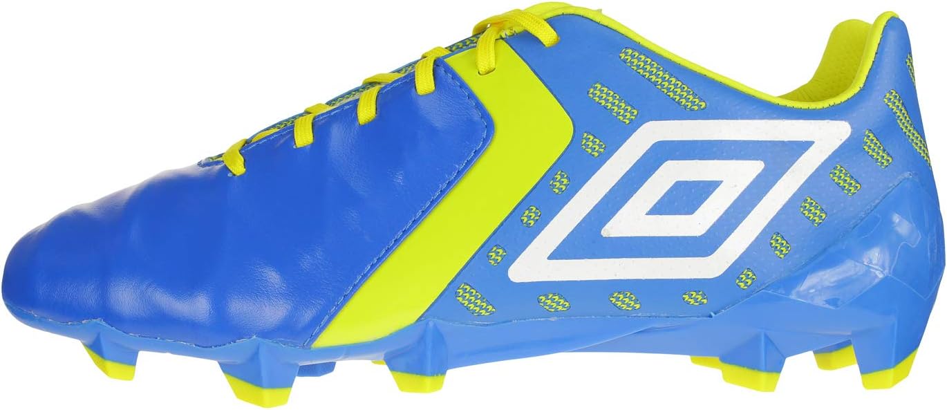 Футбольные бутсы Umbro Medusae II Pro для мужчин, для твердого грунта, варианты цвета, синий/белый/желтый — фото 3
