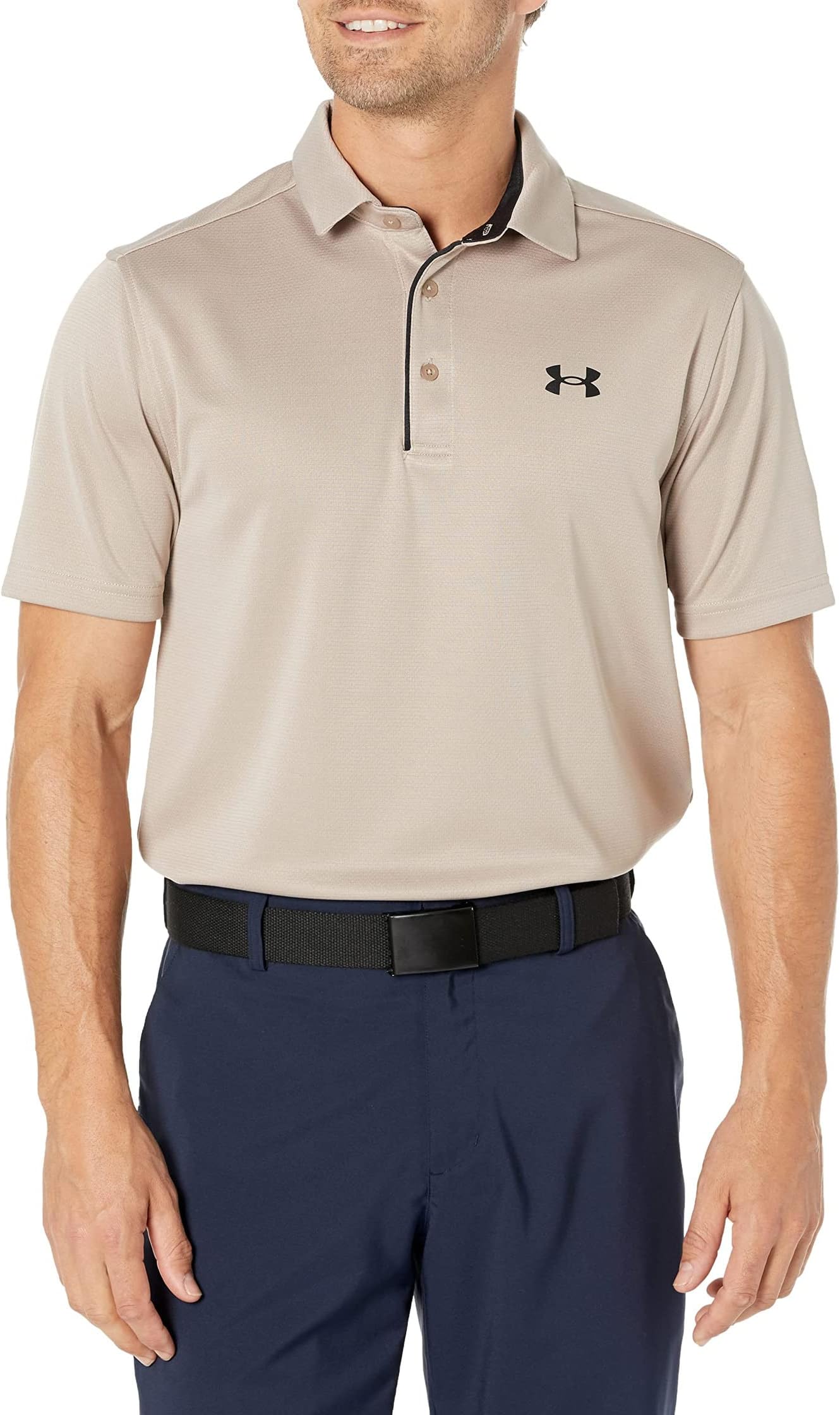 

Футболка Under Armour Golf Tech Polo, цвет Sahara/Black