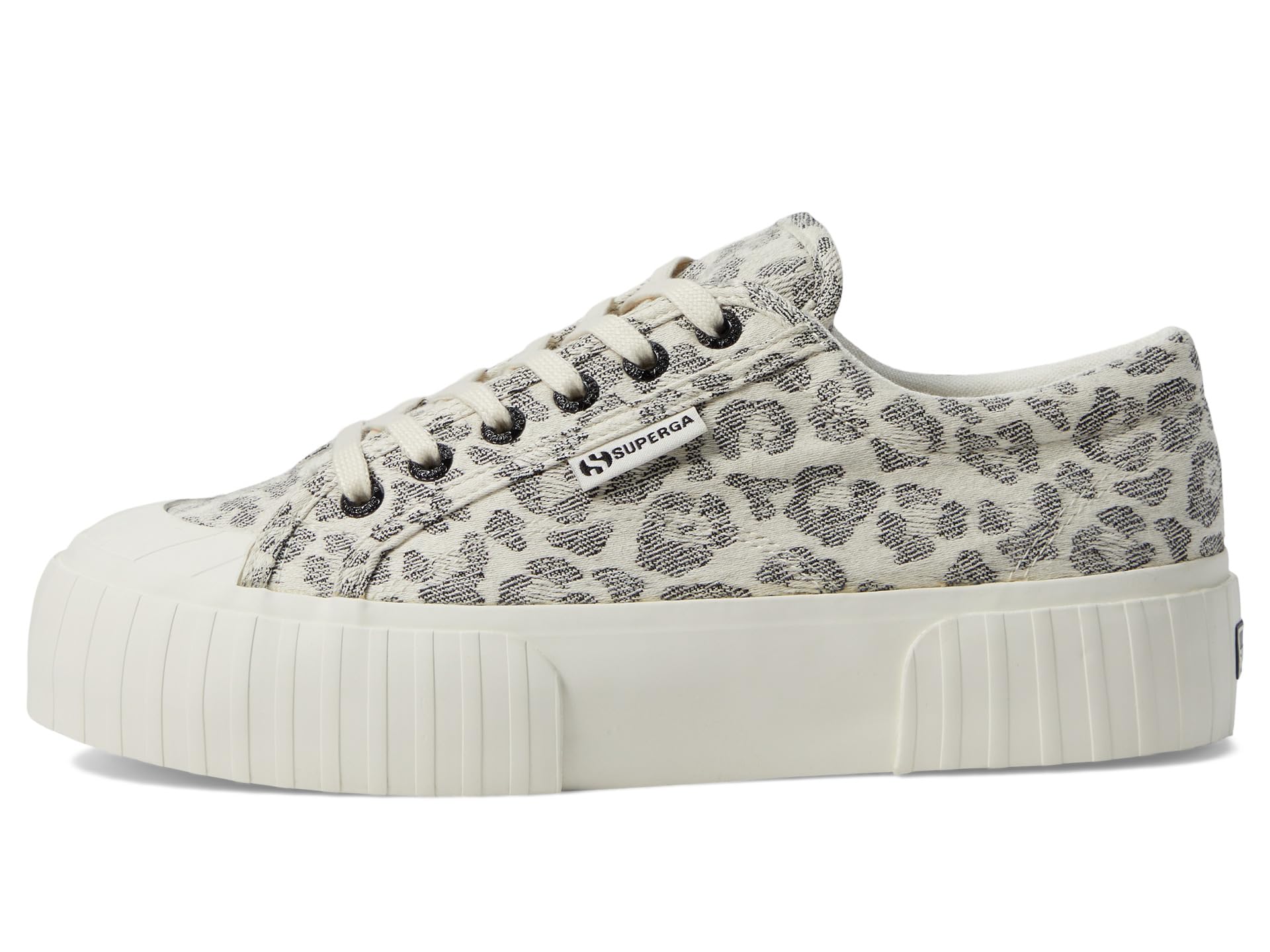 Кроссовки Superga 2631 Stripe Platform Jacquard Animalier, Multicolor — фото 4