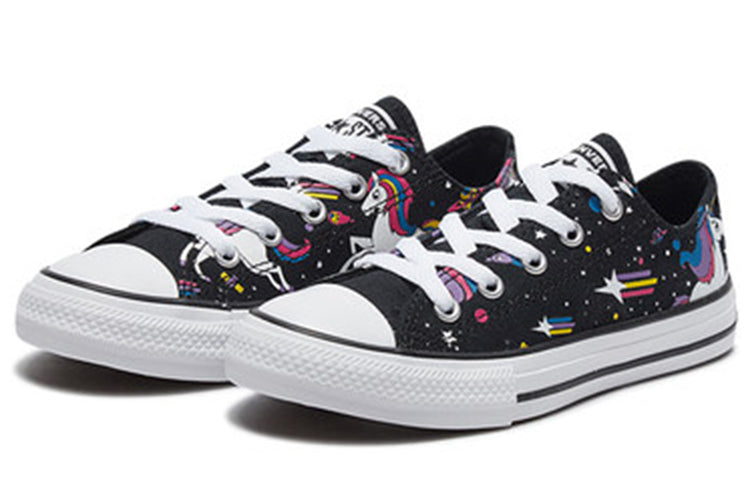 Кеды Converse Chuck Taylor All Star Rainbow Unicorn Black Sneakers 'Black' — фото 2