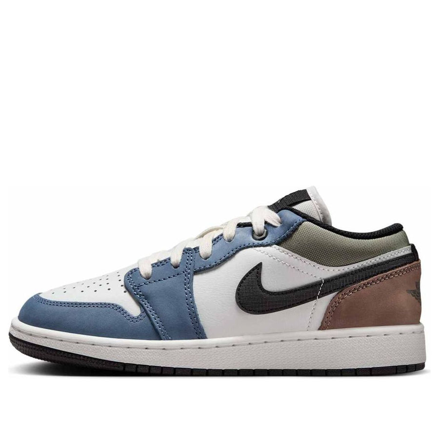 

Кроссовки (GS) Air Jordan 1 Low 'Diffused Blue Jade Horizon', белый