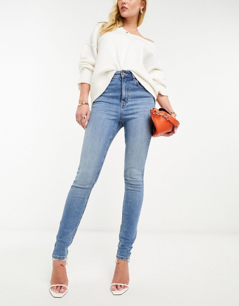 

Синие джинсы скинни ASOS DESIGN Ultimate