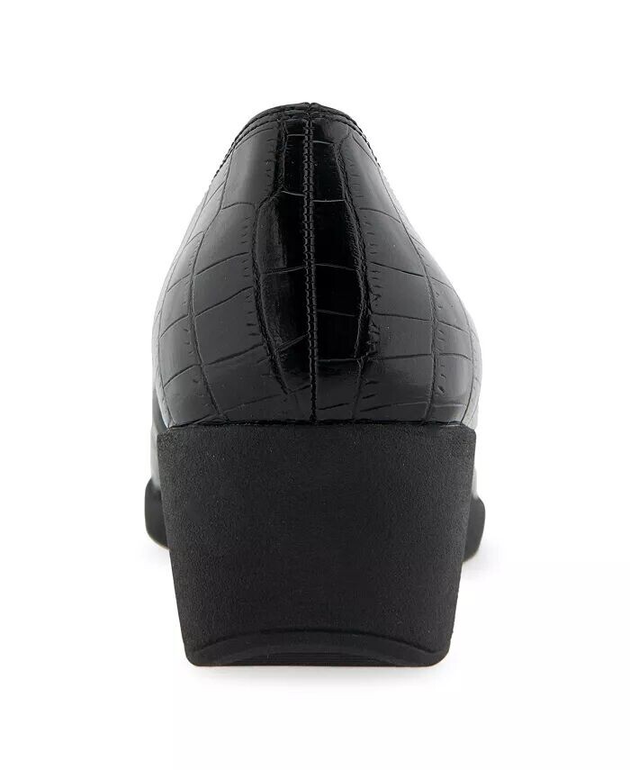 Женские лоферы на танкетке с кислинкой Aerosoles, черный — фото 3