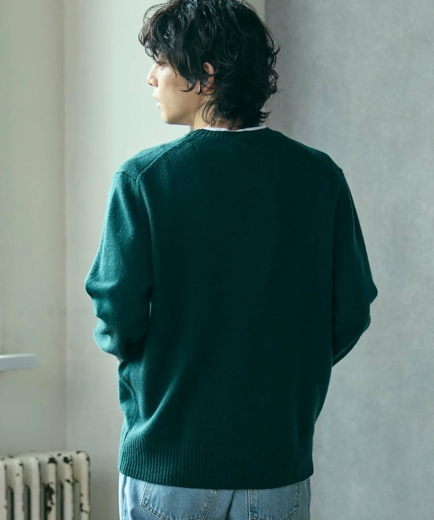 Вязаный шерстяной свитер LACOSTE, Dark Green — фото 4