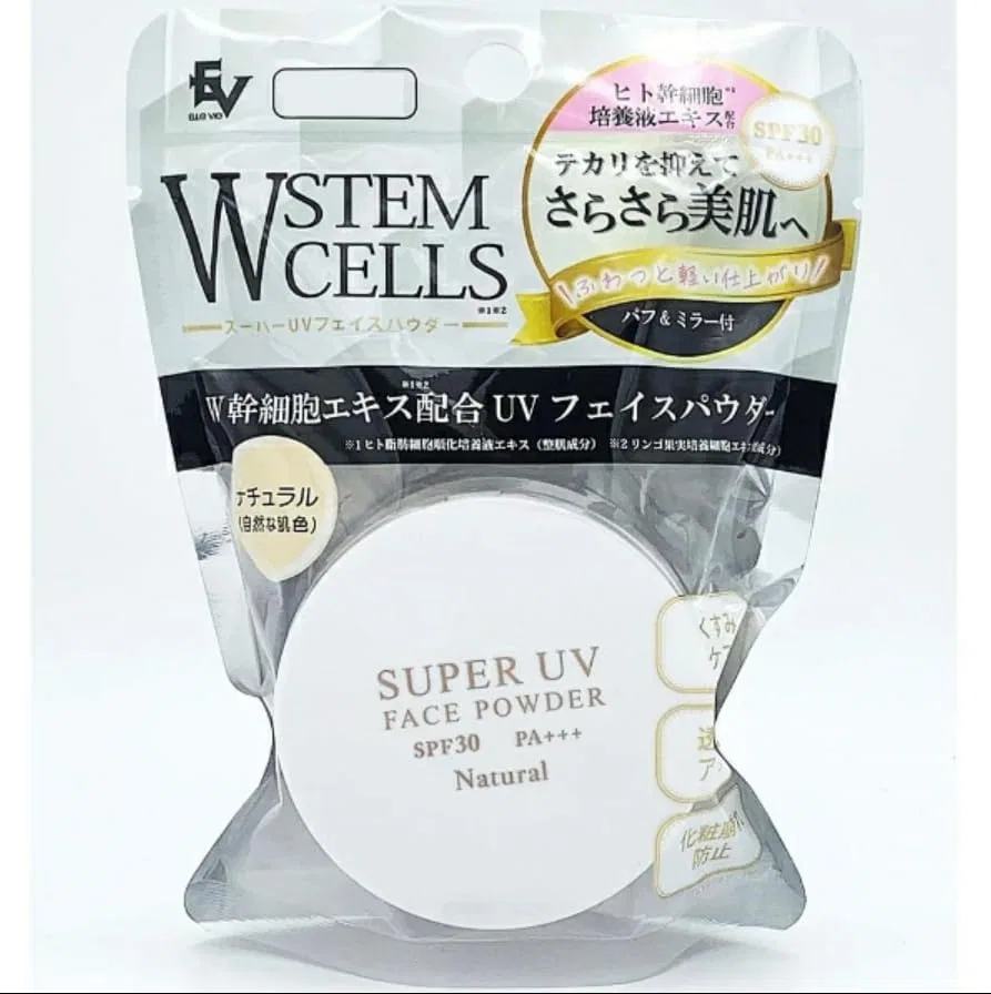 Пудра для лица W Stem Cell Super UV Face Powder, Natural, 15 г