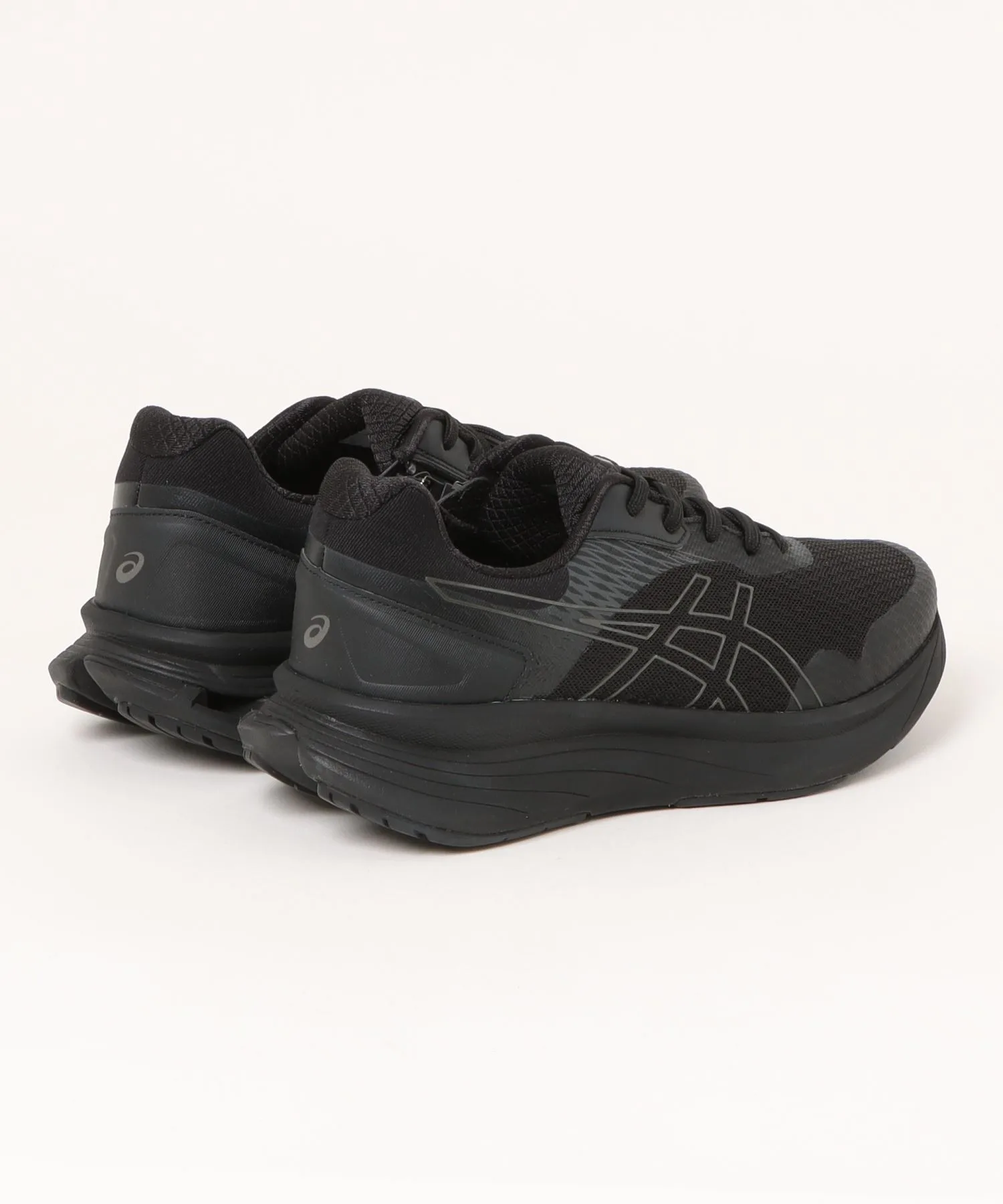 Мужские кроссовки для ходьбы с технологией MCCS KNEESUP ASICS WALKING чёрно-серые — фото 2