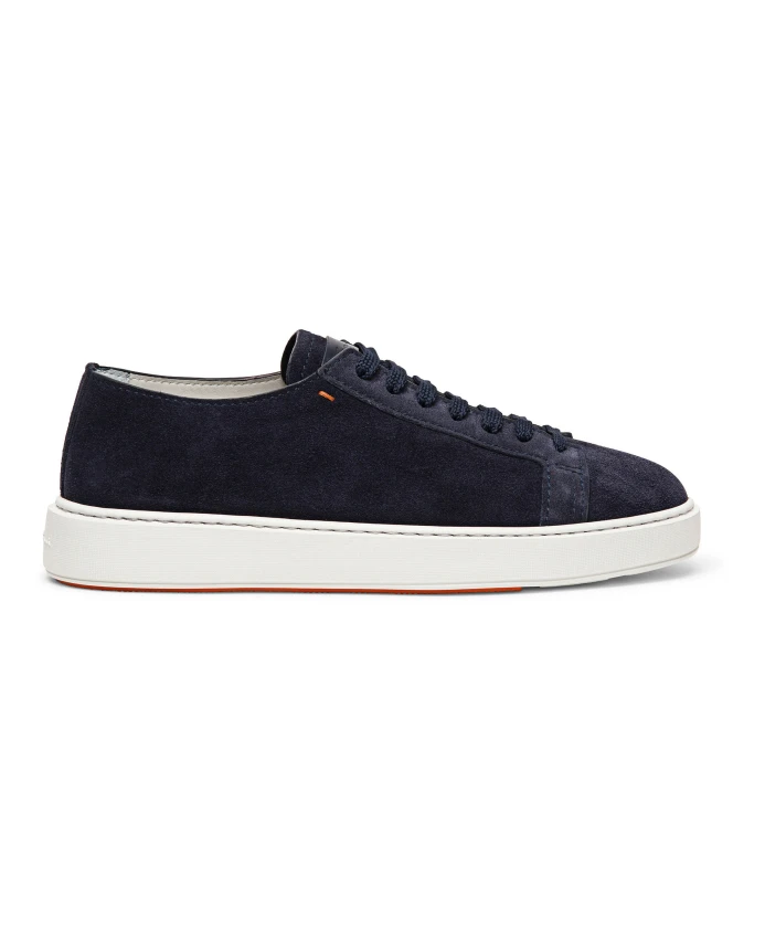 

Замшевые кроссовки Santoni, синий