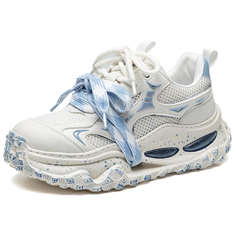 FAIRWHALE Кеды унисекс низкие бело-серые, цвет White Gray (Women's) — фото 3