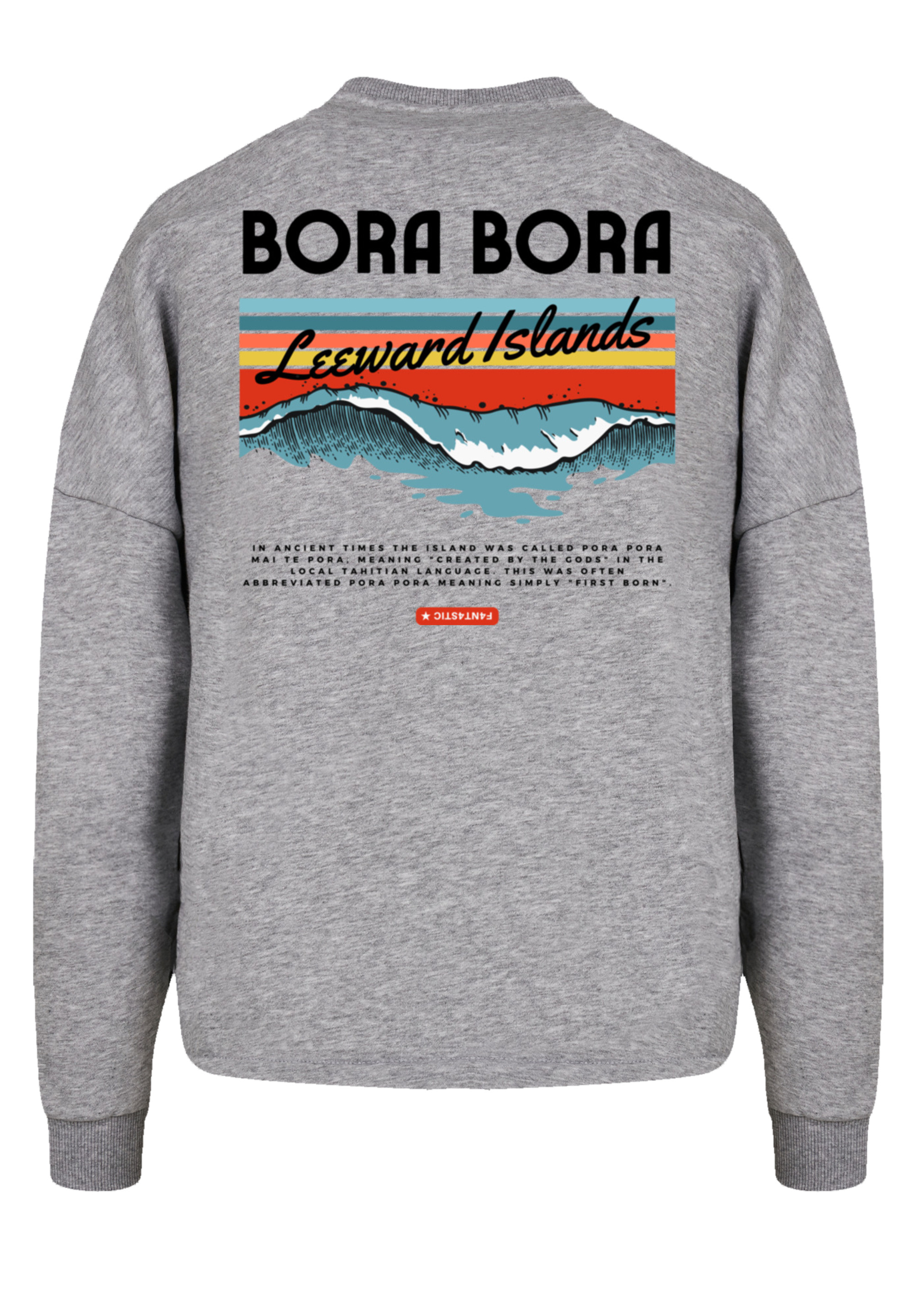 

Толстовка F4NT4STIC Oversize Bora Bora Leewards Island, цвет grau meliert