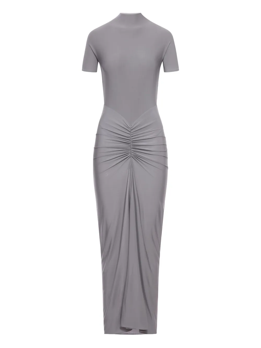 

Платье макси из джерси Alaïa, серый
