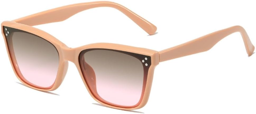 

Солнцезащитные очки 2027 года для женщин, винтажные солнцезащитные очки в крупной оправе для мужчин, очки для вождения, очки с градиентными линзами MTZJH, C7 Orange Grey Pink