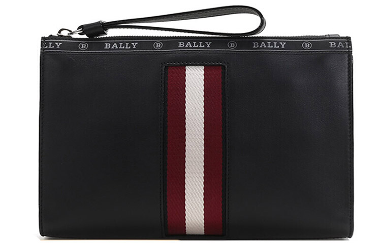 

BALLY Кожаный клатч для монет, обычный мужской, черный