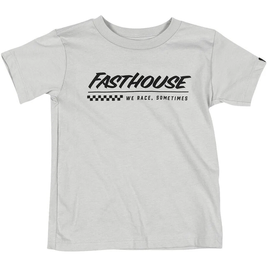 Футболка с эмблемой для малышей Fasthouse, Athletic Grey