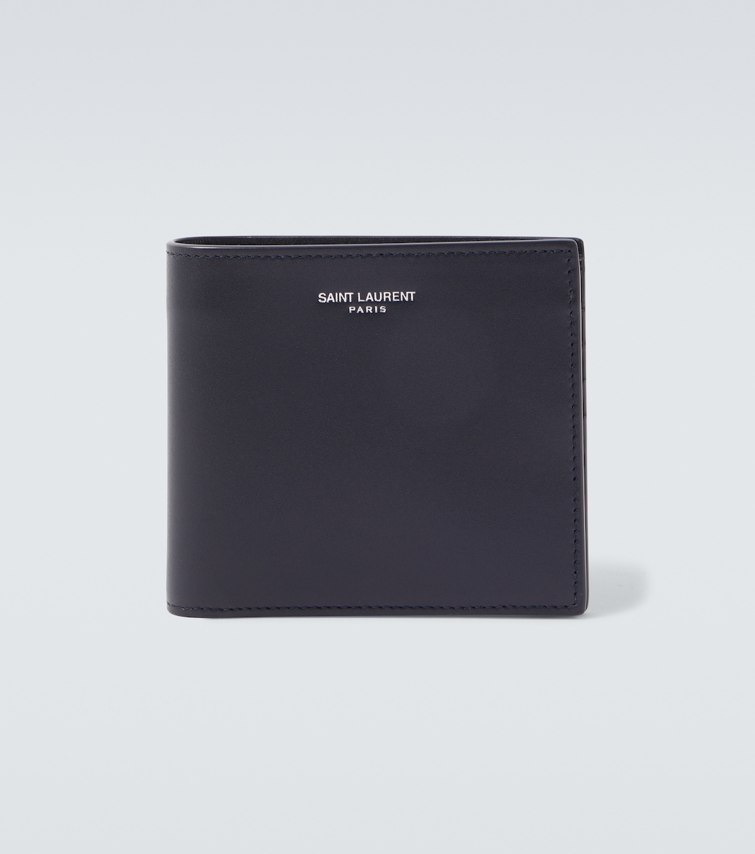 

Кожаный кошелек Paris East/West Saint Laurent, Midnight Blue