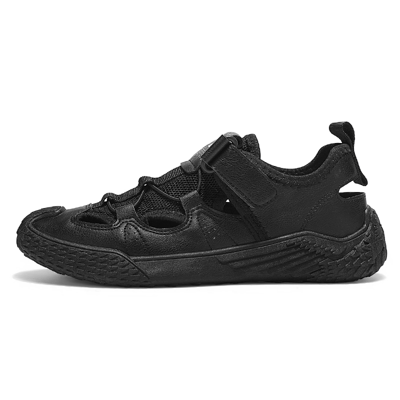 

KUPE Дышащие мужские низкие кеды повседневные черные, цвет Black