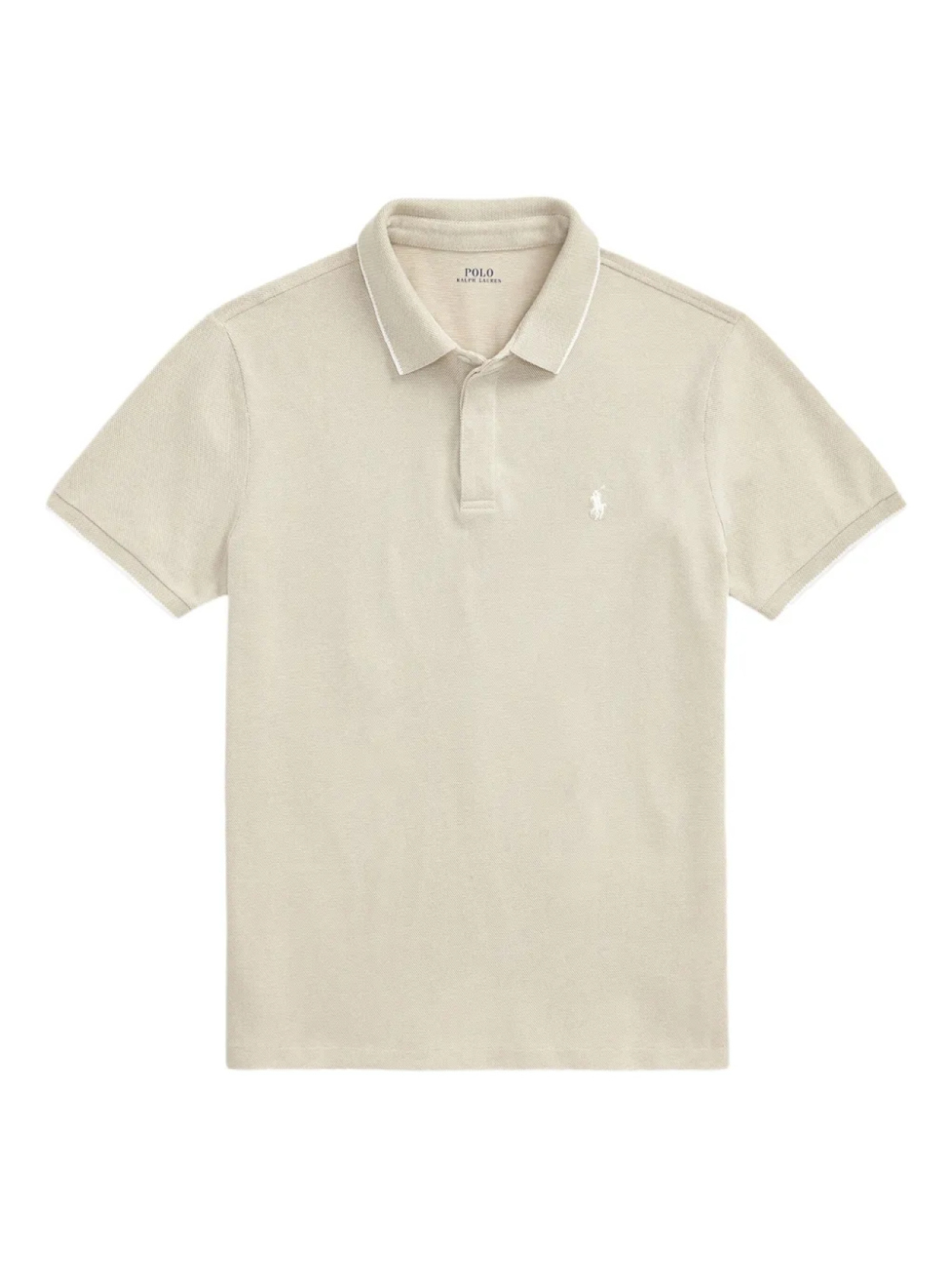 

Polo Ralph Lauren сетчатая рубашка поло узкого кроя, нейтральный