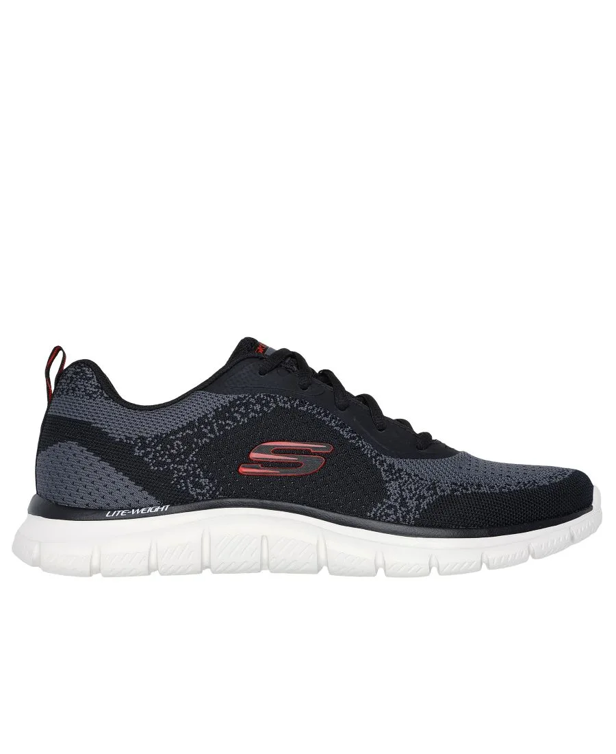 Мужские беговые кроссовки Track Glendor от Finish Line Skechers, черный, красный — фото 2