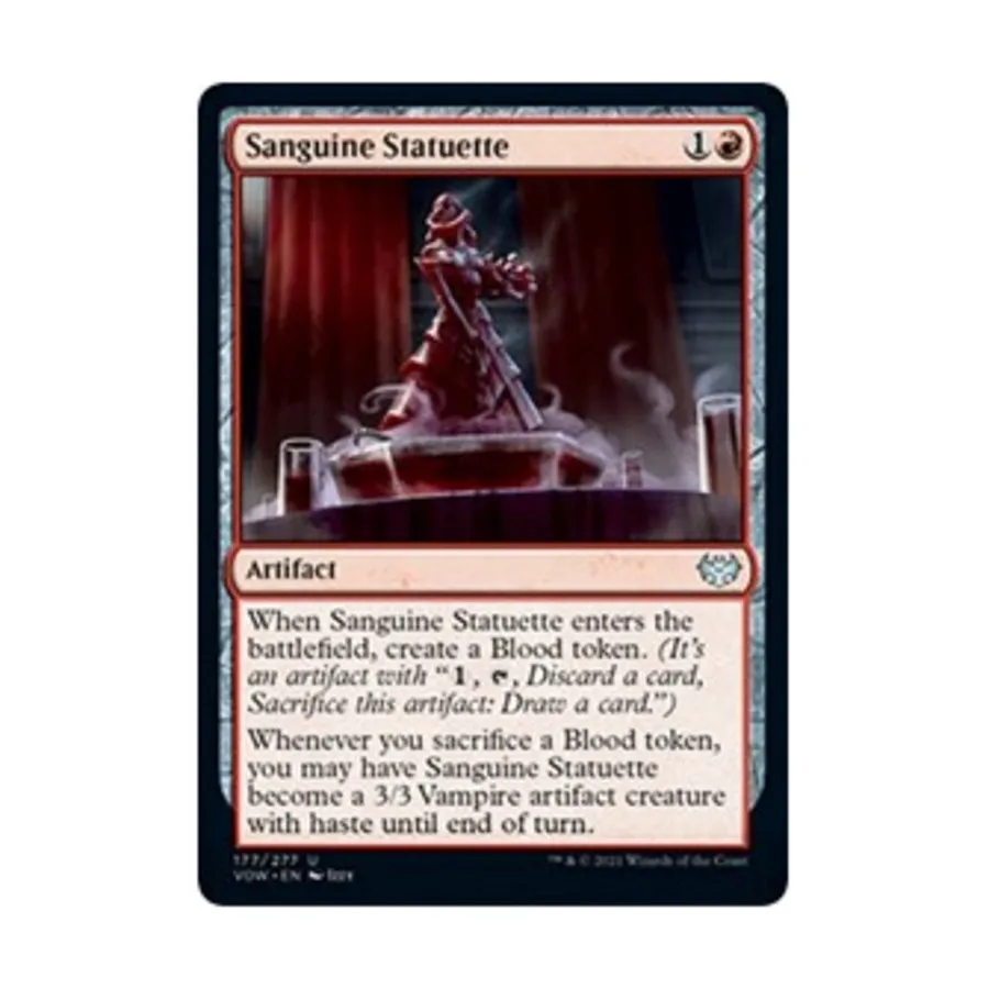 

CCG Сангвиническая статуэтка (U), MTG - Innistrad: Crimson Vow